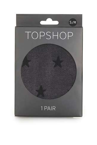 Topshop sheer tights with stars, £6.50